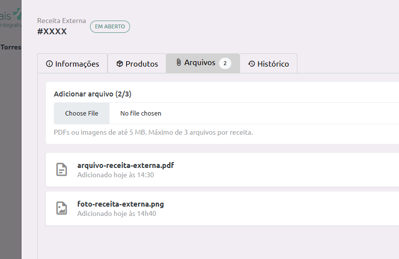Arquivos da Receita Externa